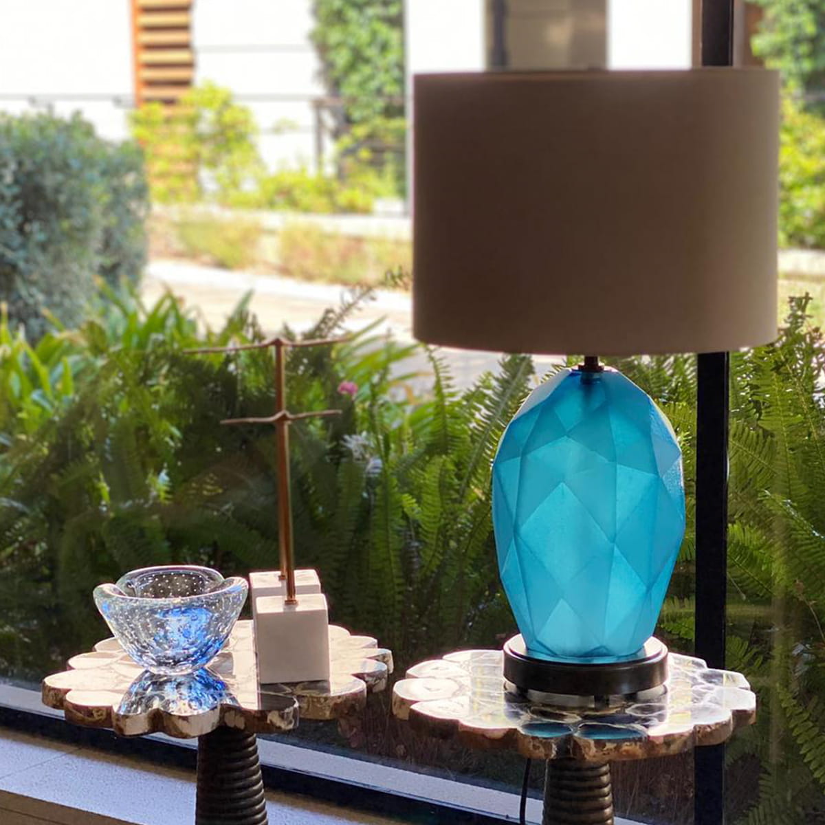 BRONZ + TURKUAZ MAVİ